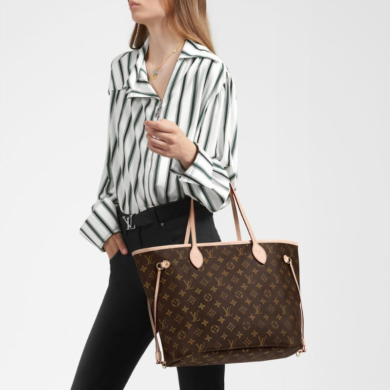 M41178 Neverfull MM Shoulder Bag Monogram Canvas