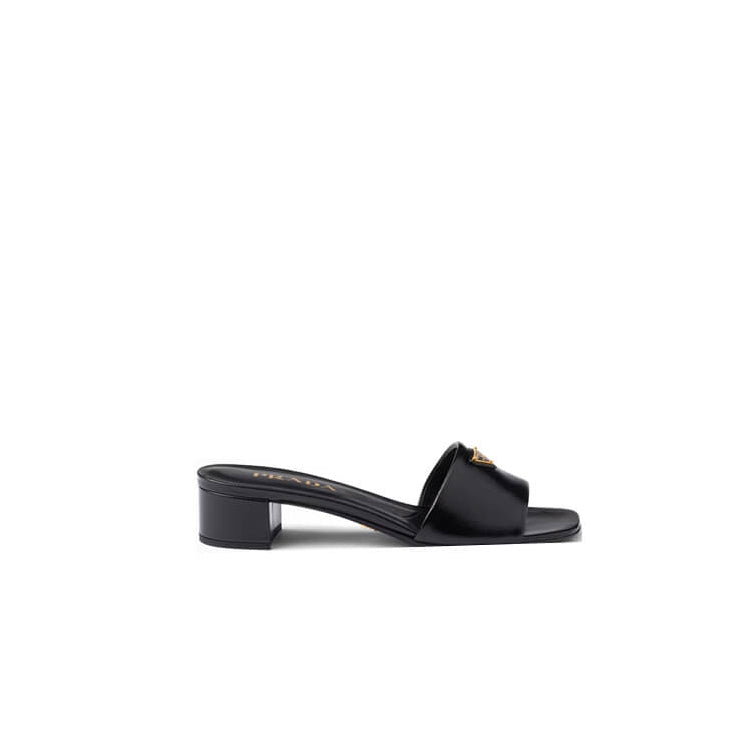 Saffiano Patent Leather Sandals