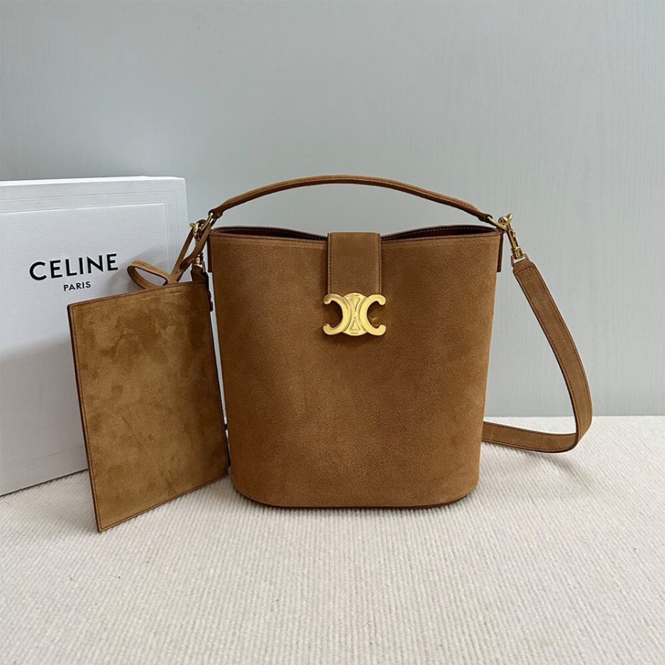 MEDIUM LOUISE BAG in SUEDE CALFSKIN
