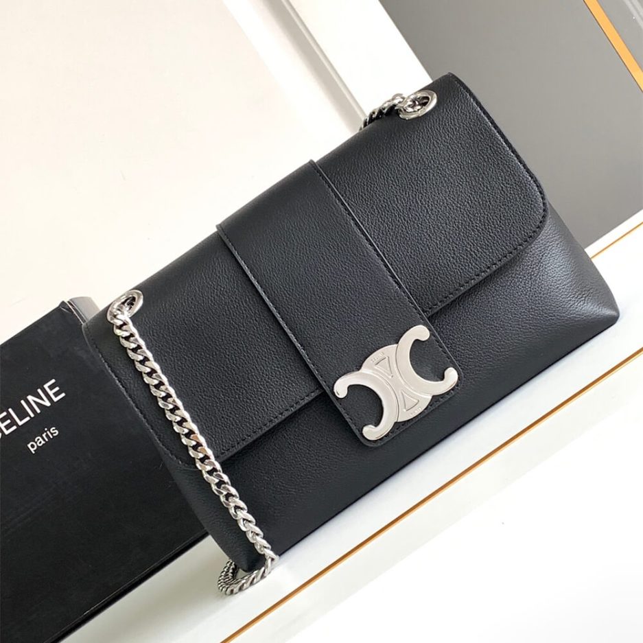 Medium VICTOIRE bag in soft calfskin
