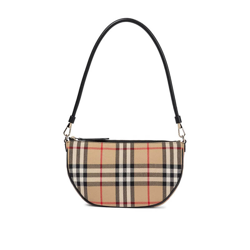 Olympia Pouch Checked Shoulder Bag