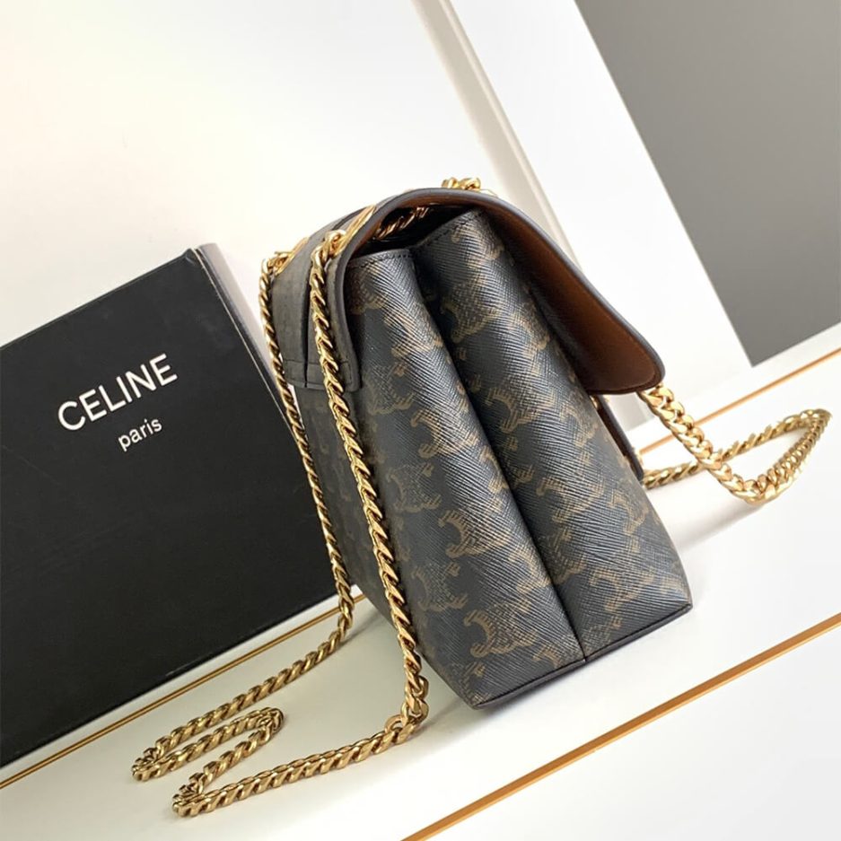 Medium VICTOIRE BAG WITH LOGO PRINT