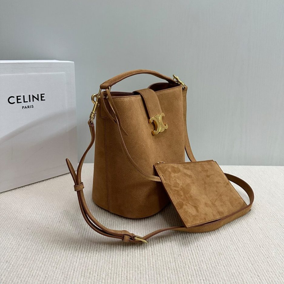 MEDIUM LOUISE BAG in SUEDE CALFSKIN
