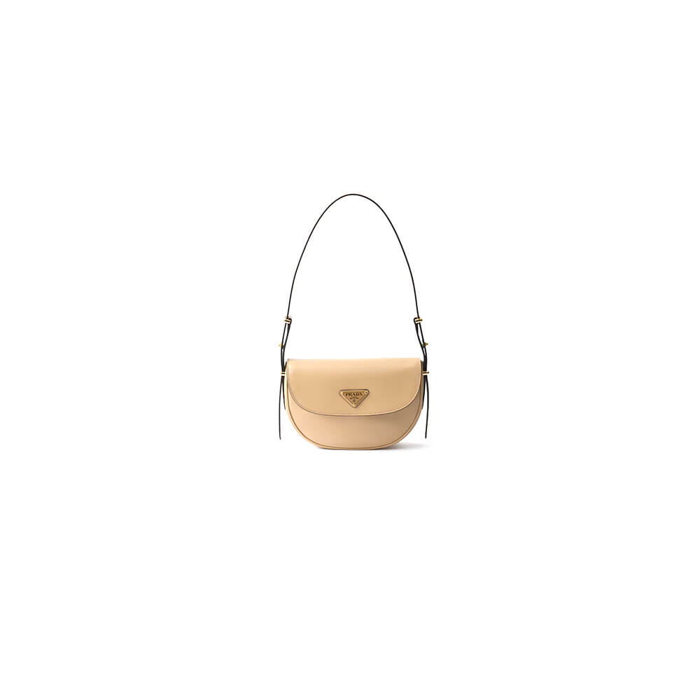 Arque Leather Shoulder Bag with Flap