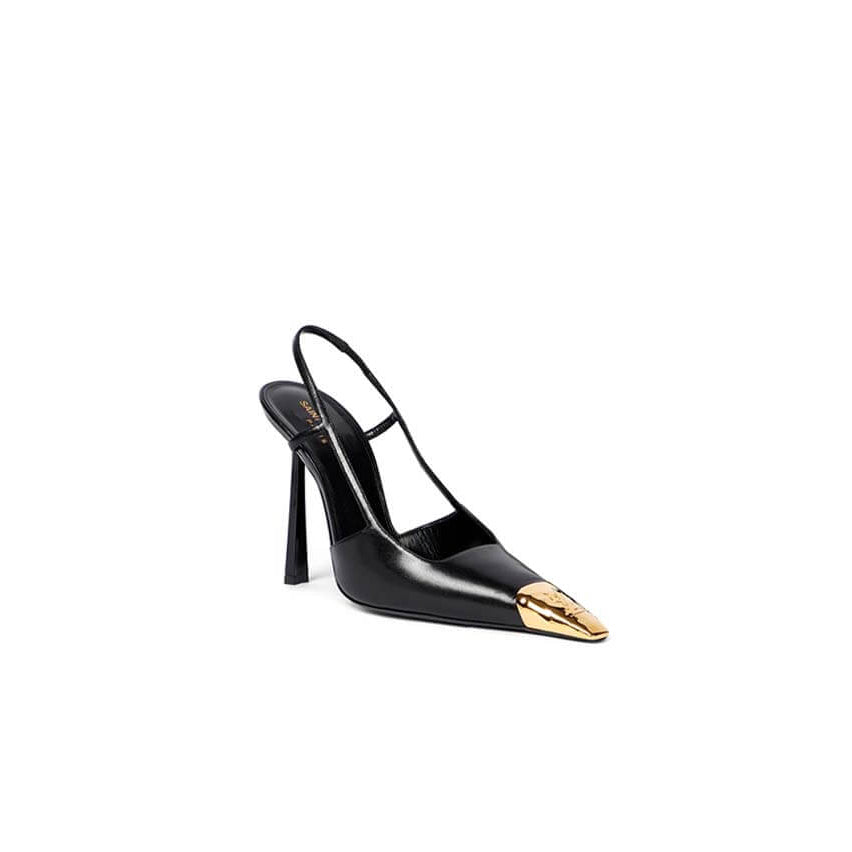 Jeanne Slingback Pumps in Patent Leather