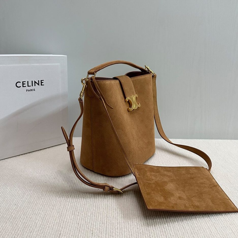MEDIUM LOUISE BAG in SUEDE CALFSKIN