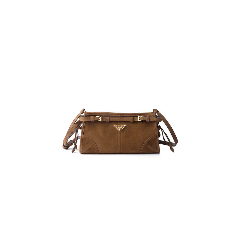 Small Bonnie Suede Shoulder Bag