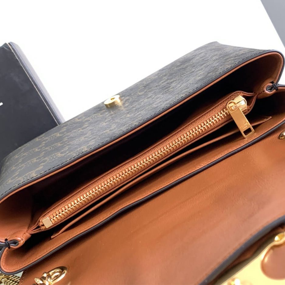 Medium VICTOIRE BAG WITH LOGO PRINT