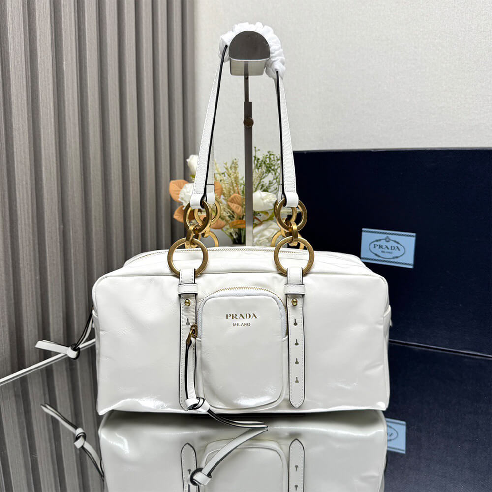 Dangle Medium Leather Top-Handle Bag