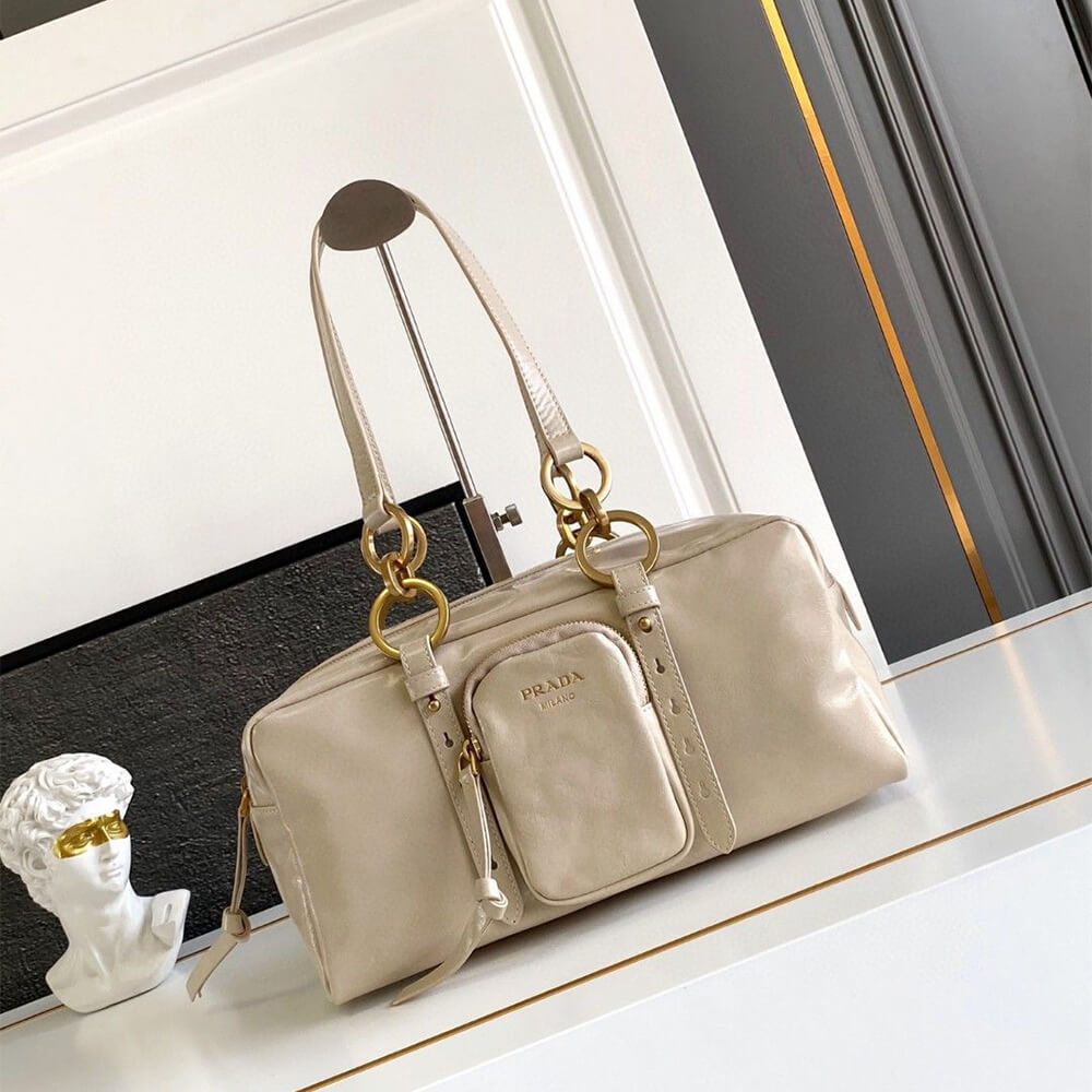 Dangle Medium Leather Top-Handle Bag