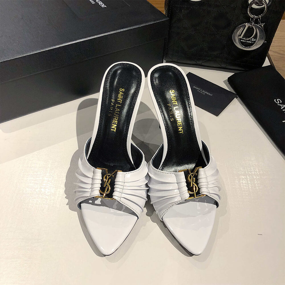 Babylone Mules in Smooth Leather