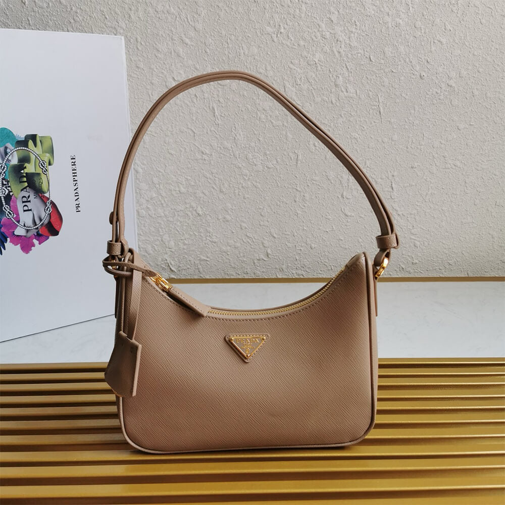 Re-Edition Saffiano Leather Mini Bag