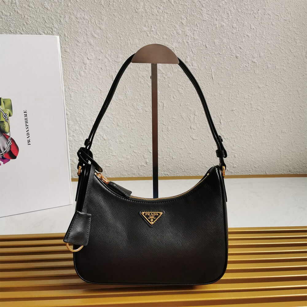 Re-Edition Saffiano Leather Mini Bag