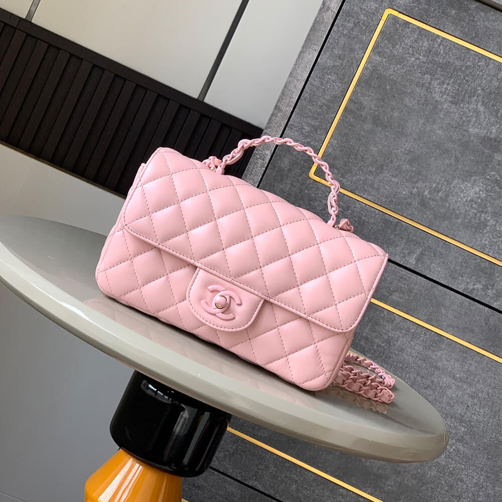 Mini Flap Bag with Top Handle