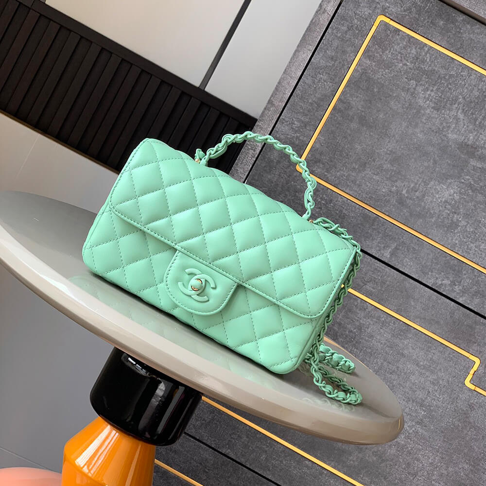 Mini Flap Bag with Top Handle