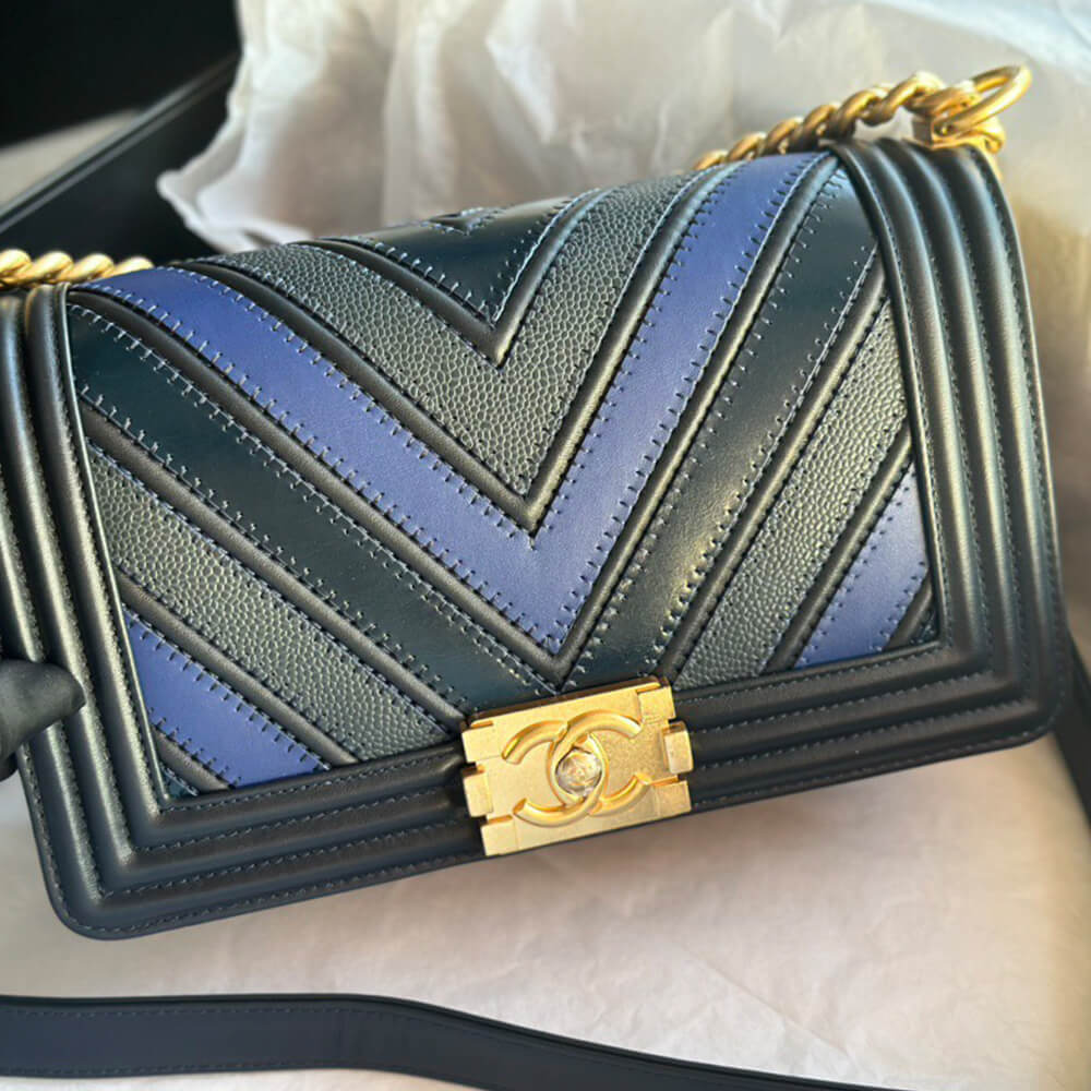 Chevron Boy Handbag