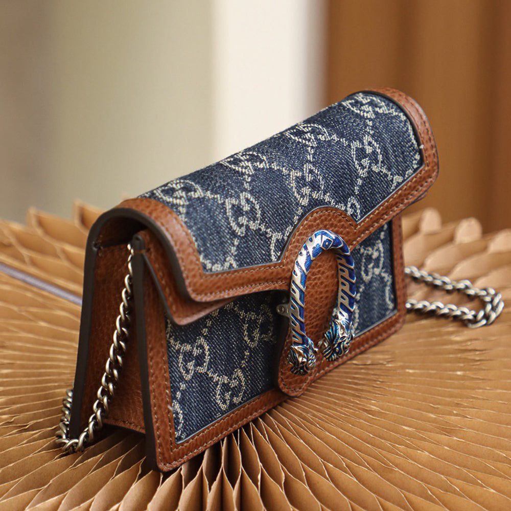 GG Denim Dionysus bag
