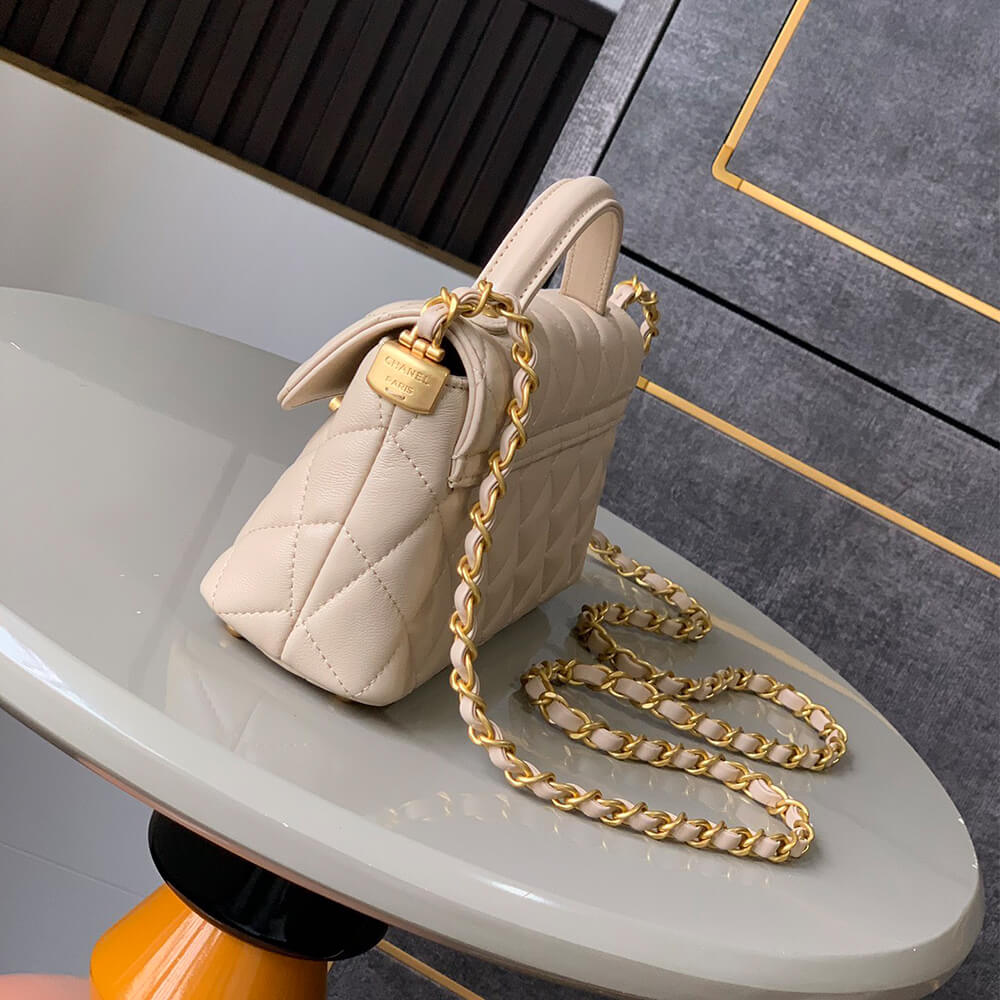 Mini Flap Bag with Top Handle