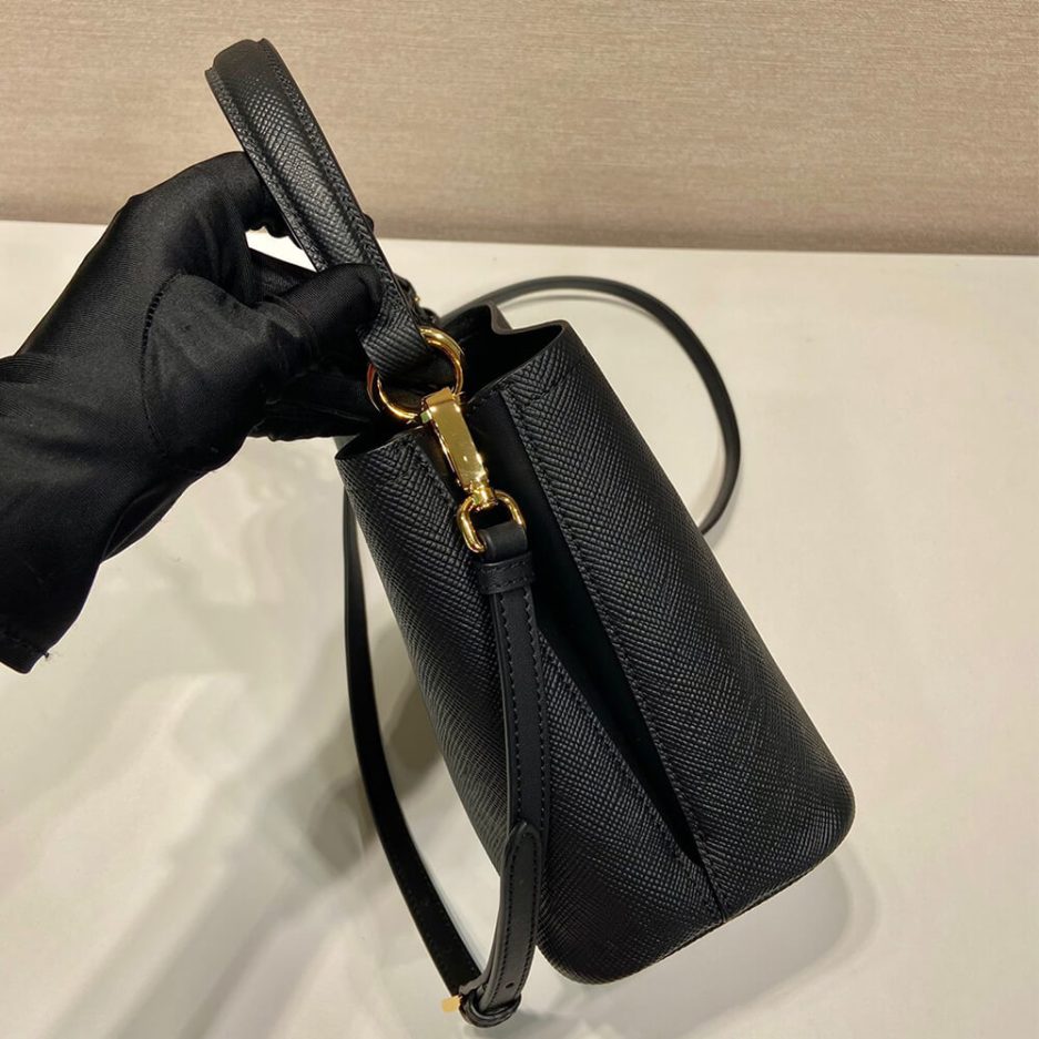 Panier Saffiano Leather Mini Bag