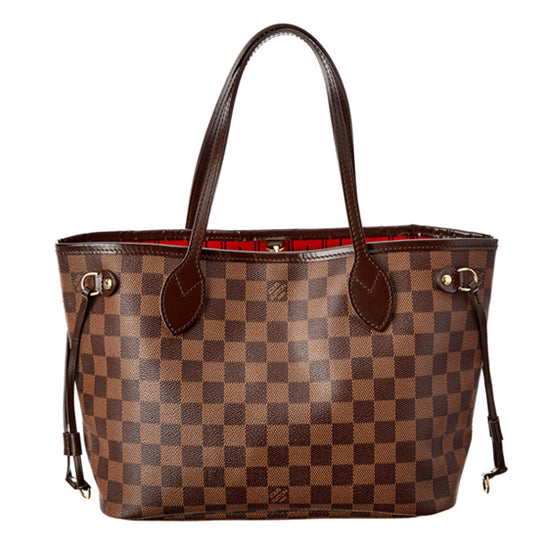 N51109 Neverfull PM Shoulder Bag Damier Ebene Canvas