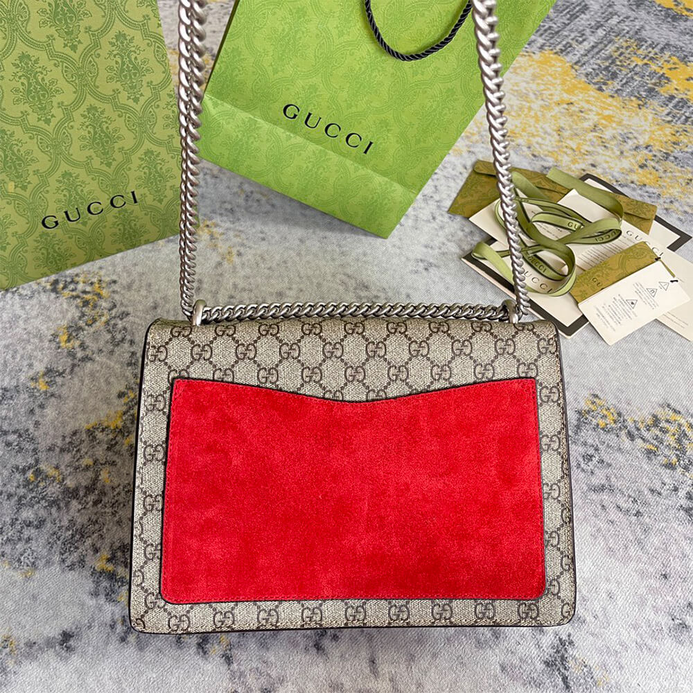 GG Supreme Medium Dionysus Shoulder Bag