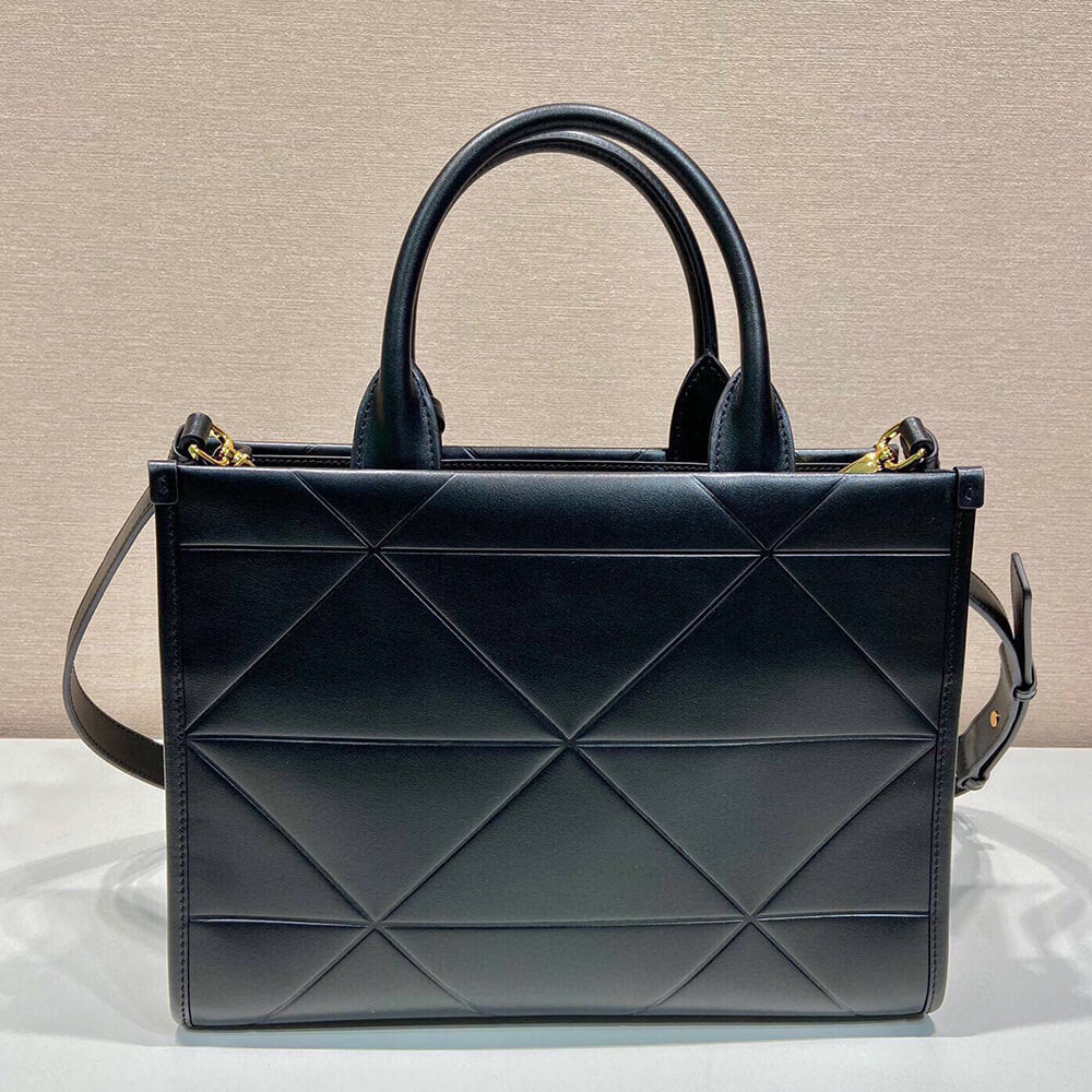 Small Leather Prada Symbole Bag with Topstitching