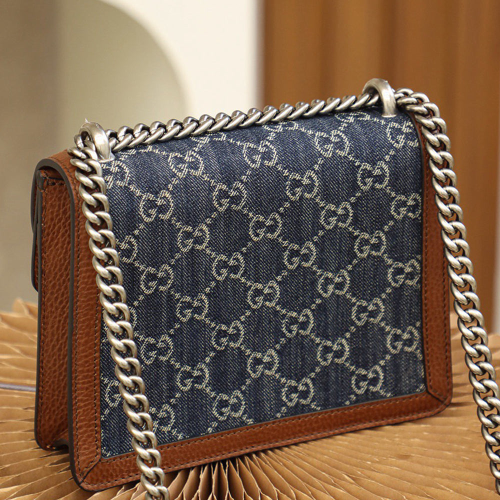 GG Denim Dionysus bag