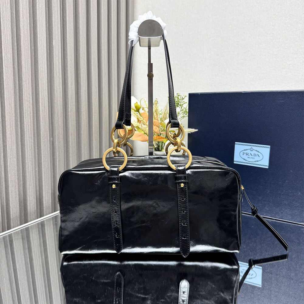 Dangle Medium Leather Top-Handle Bag