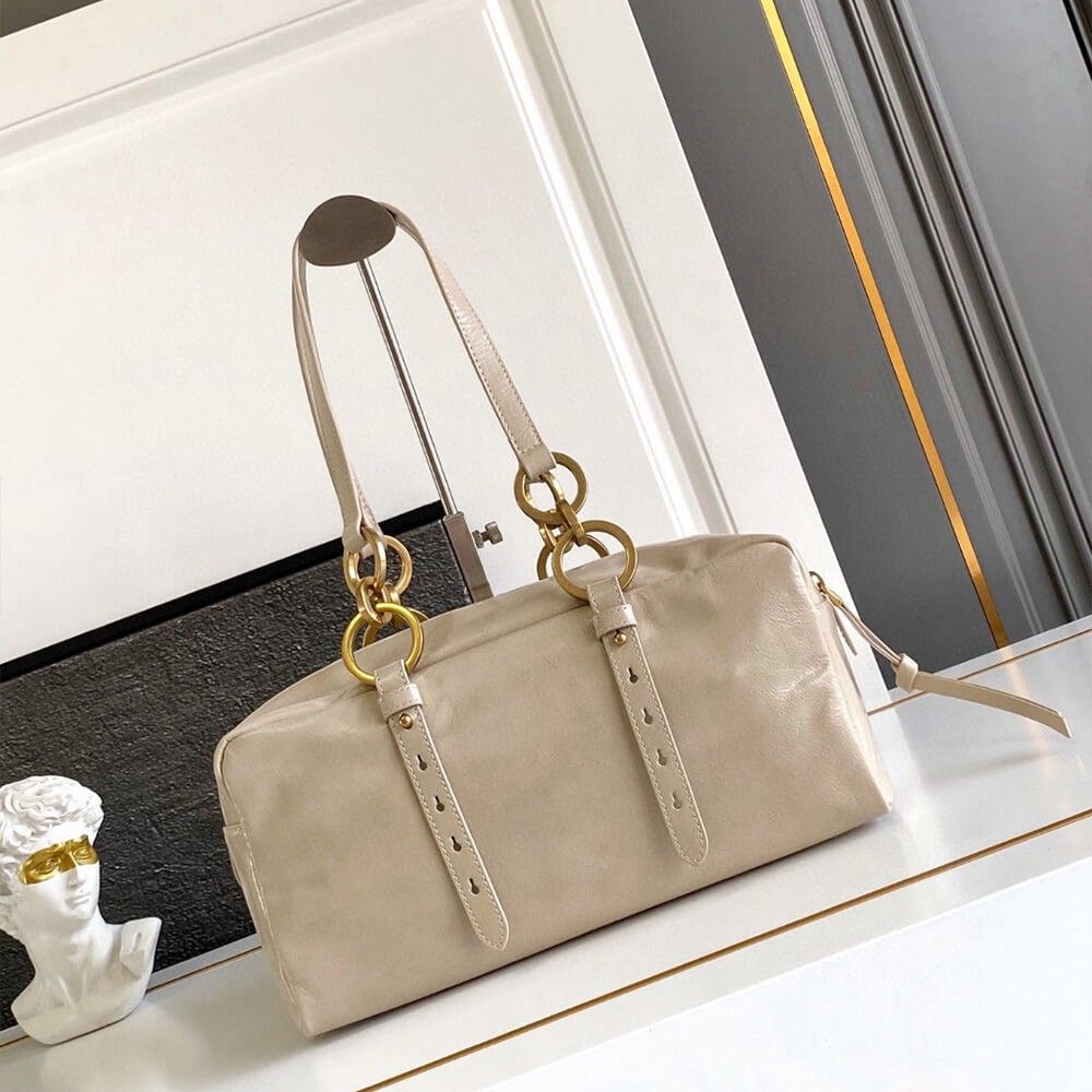 Dangle Medium Leather Top-Handle Bag