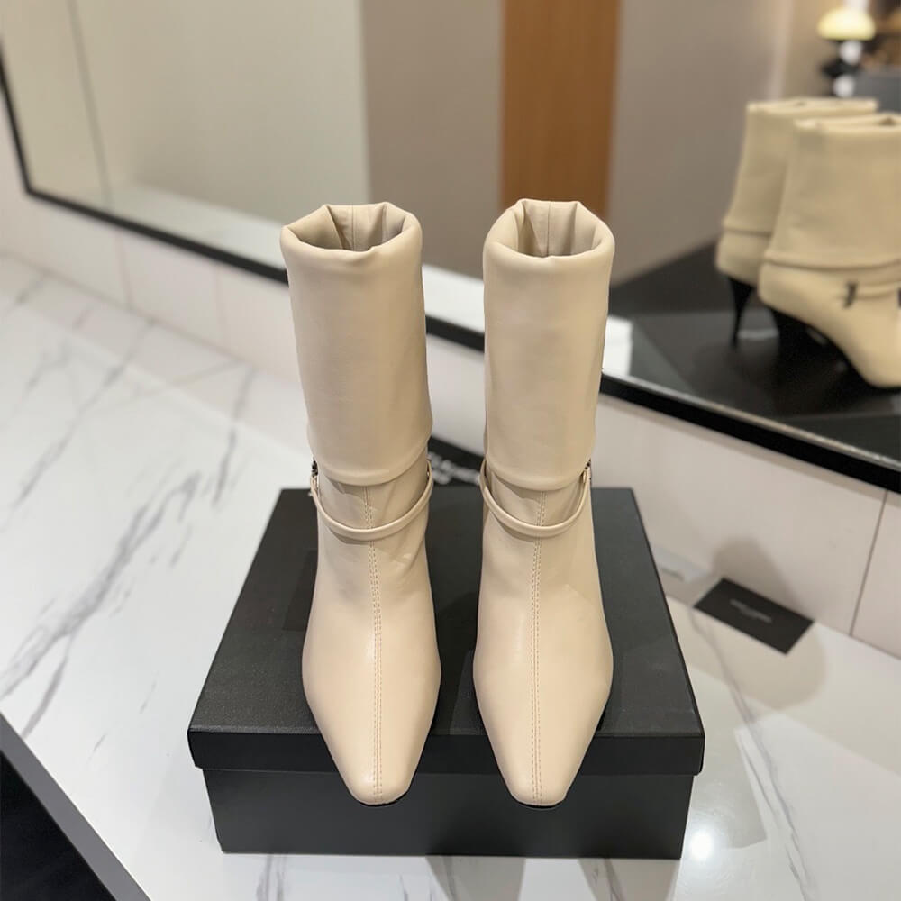 Niki Booties in Suede