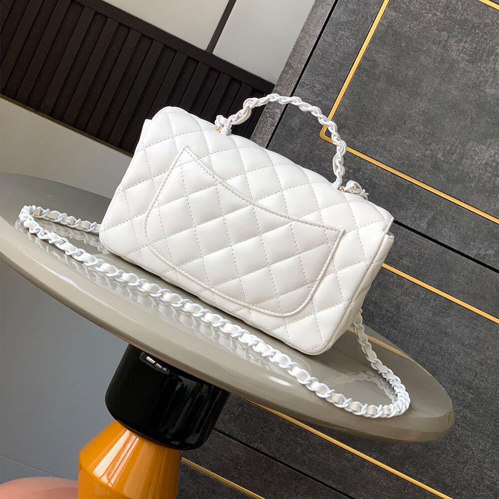 Mini Flap Bag with Top Handle