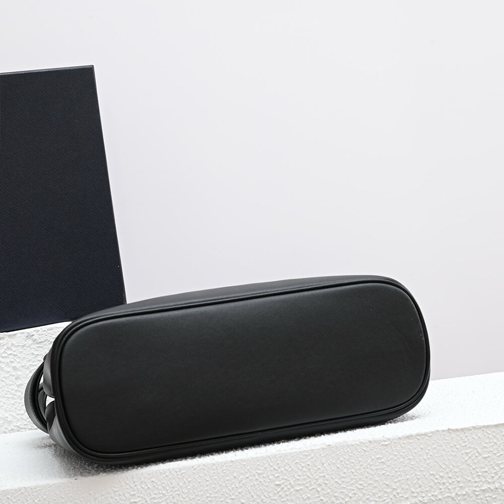 Buckle Small Leather Handbag with Belt