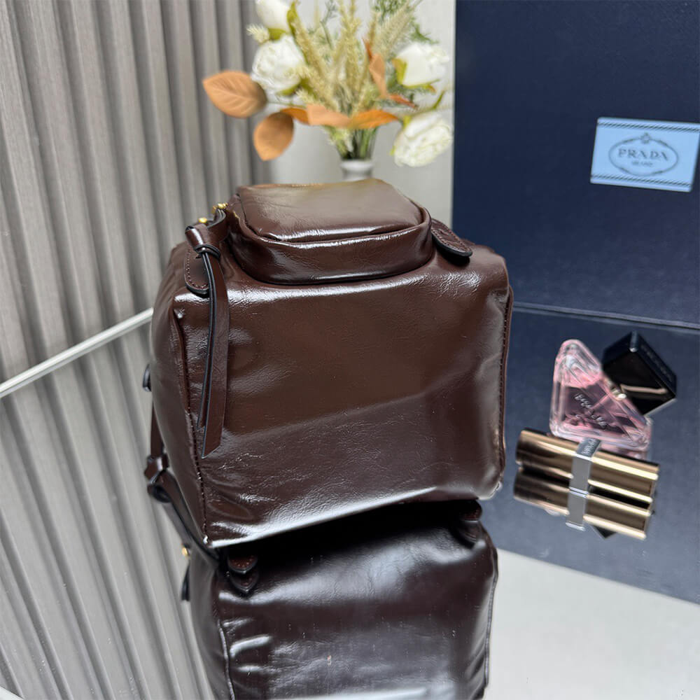 Dangle Leather Top-Handle Mini-Bag