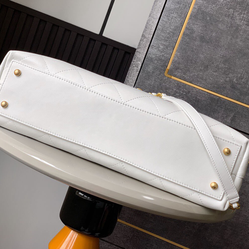 Maxi Flap Bag With Top Handle