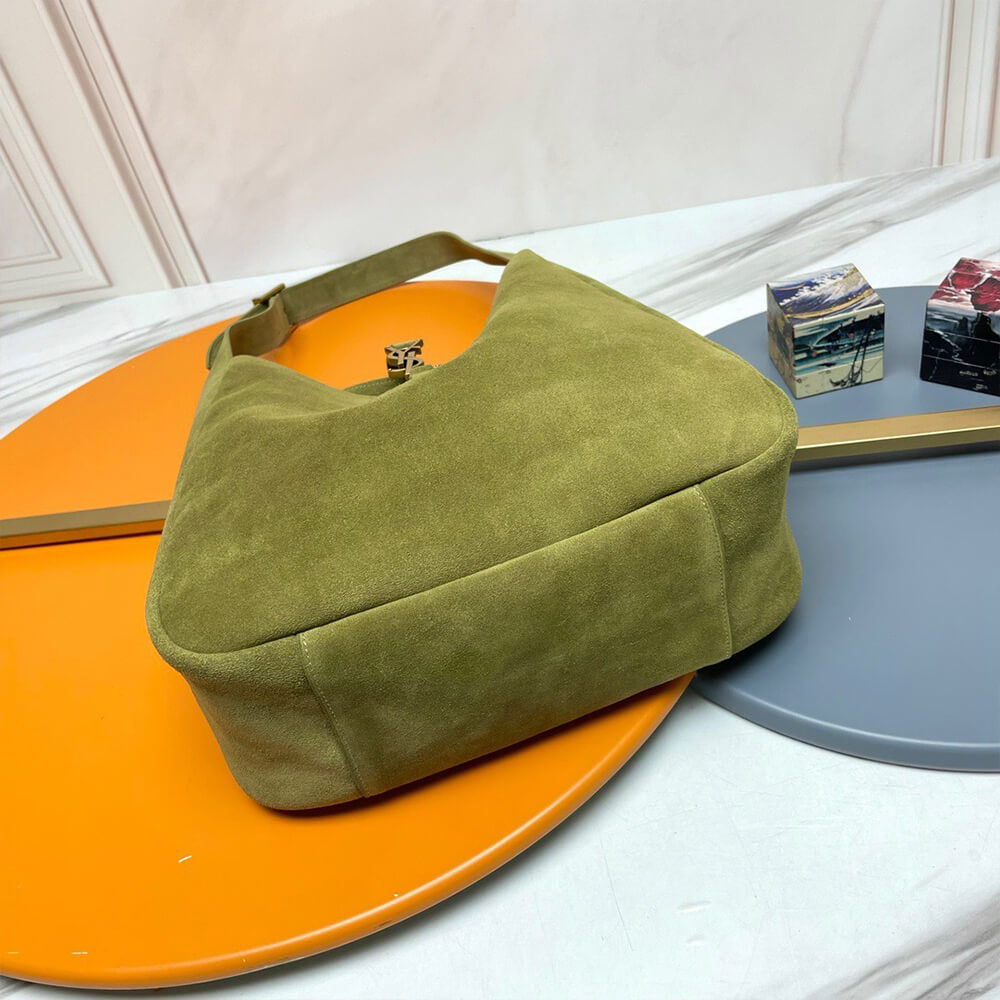 LE 5 À 7 supple SUEDE LARGE