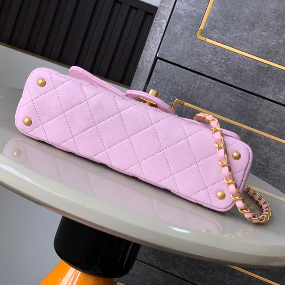 Mini Flap Bag with Top Handle