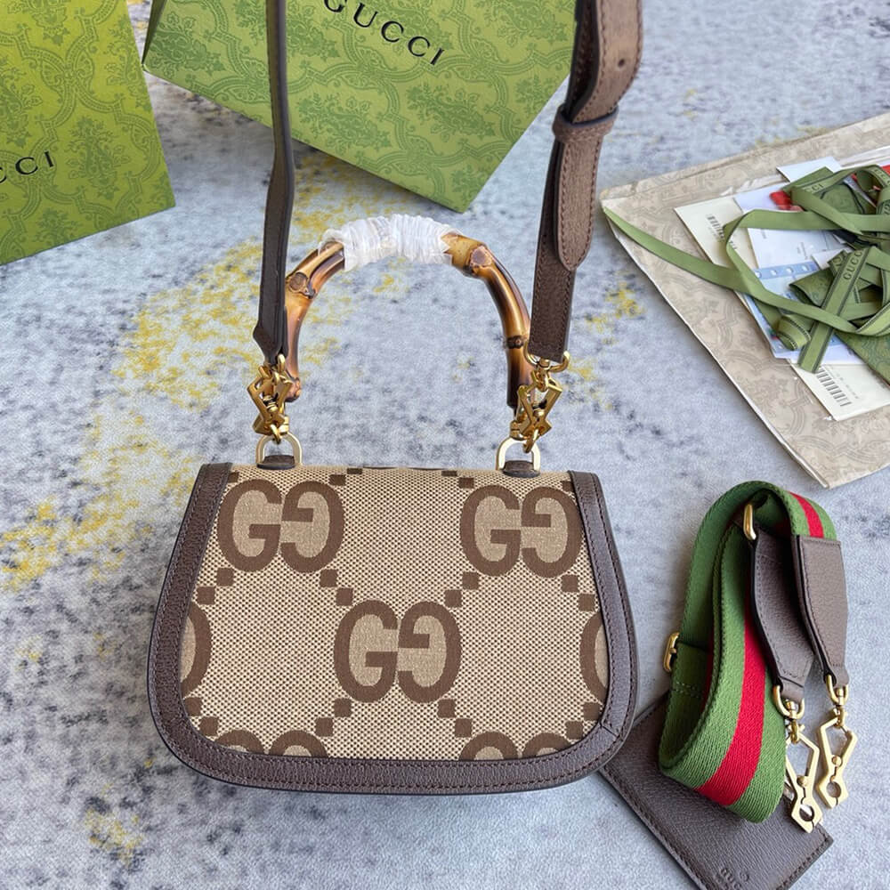 BAMBOO 1947 JUMBO SMALL TOP HANDLE BAG