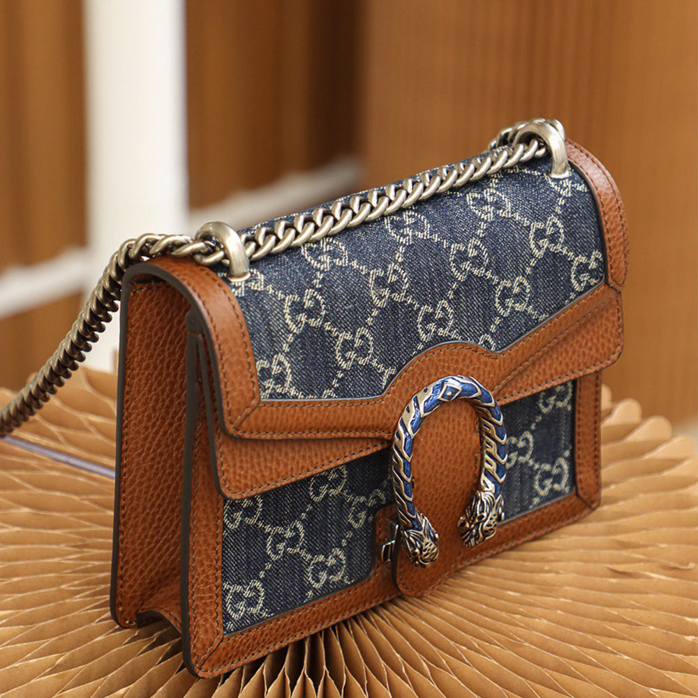 GG Denim Dionysus bag