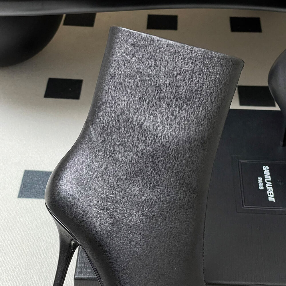 Ashley Booties in Smooth Leather