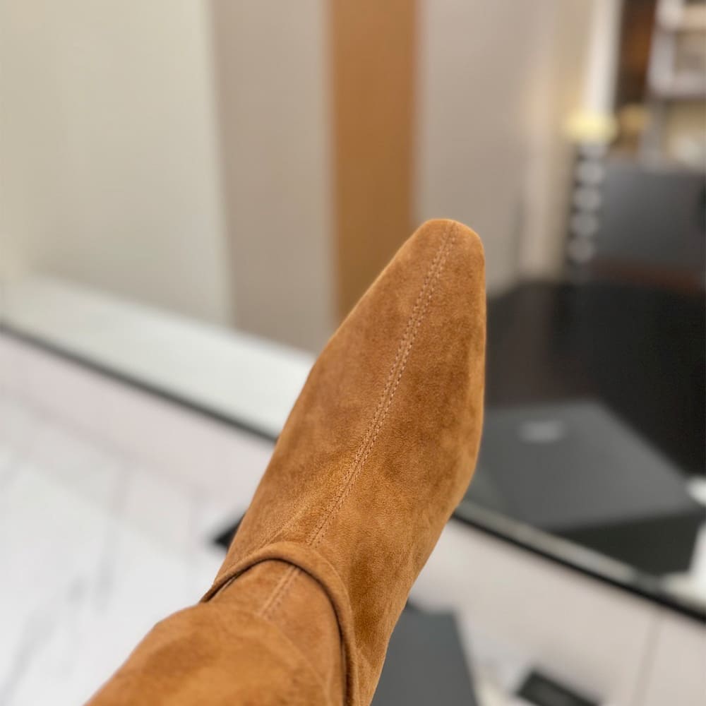 Niki Booties in Suede