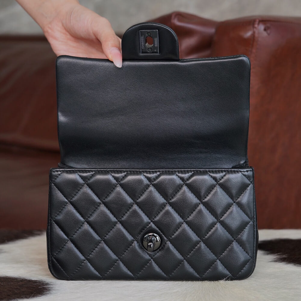 Mini Flap Bag with Top Handle