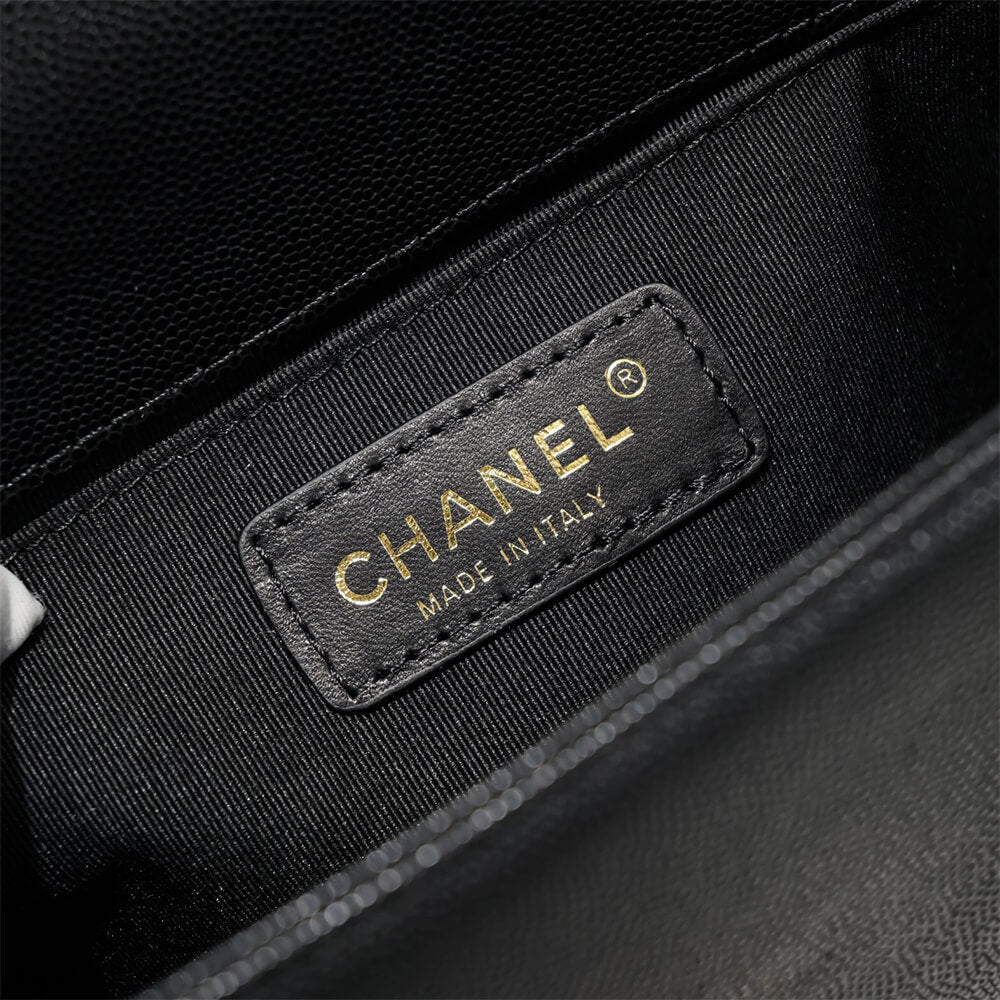 Chevron Caviar Boy Handbag