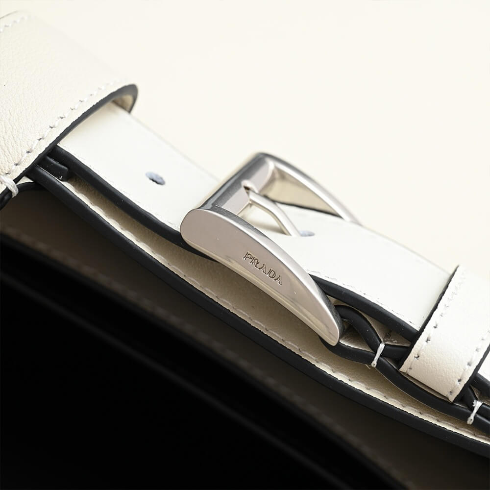 Buckle Small Suede Handbag with Belt