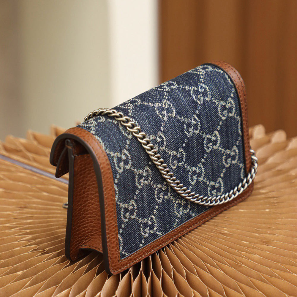GG Denim Dionysus bag