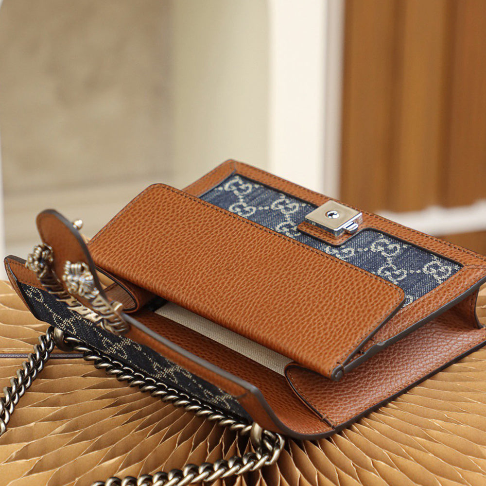GG Denim Dionysus bag