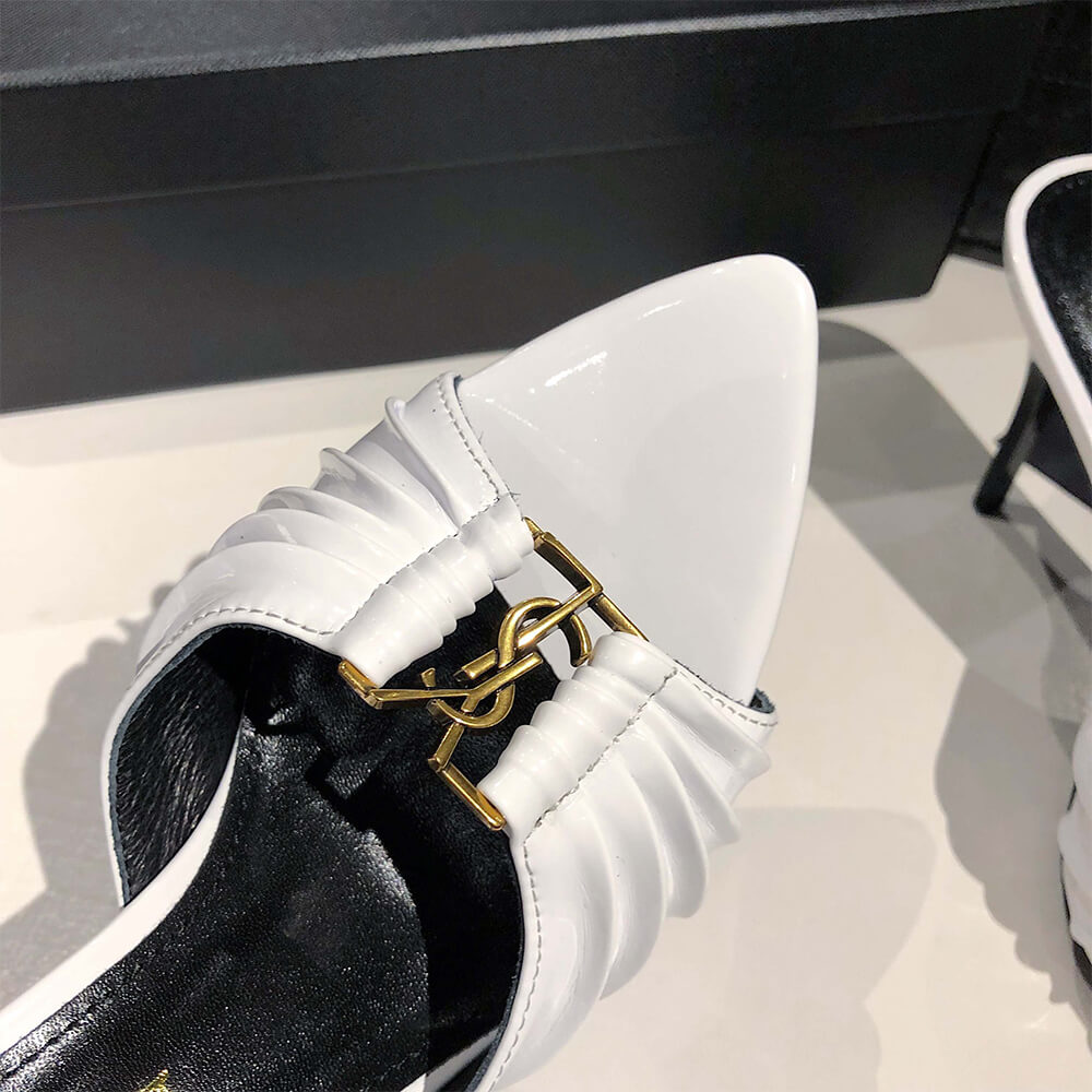 Babylone Mules in Smooth Leather