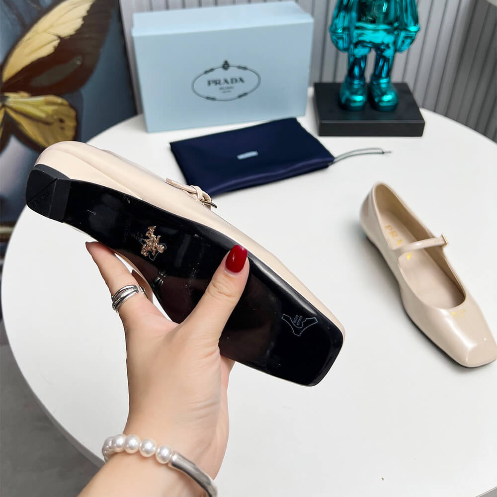 Patent Leather Mary Jane Ballerinas