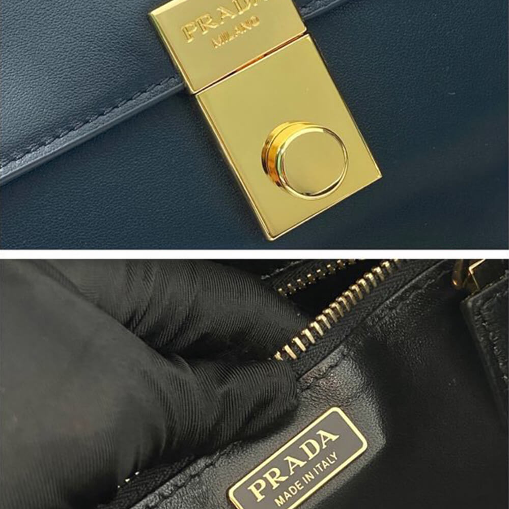 Soft Sound Small Leather Shoulder Bag with Charms