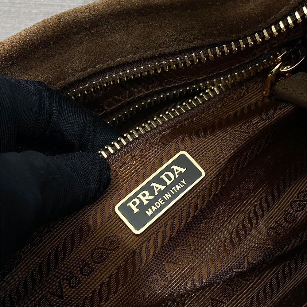 Small Bonnie Suede Shoulder Bag