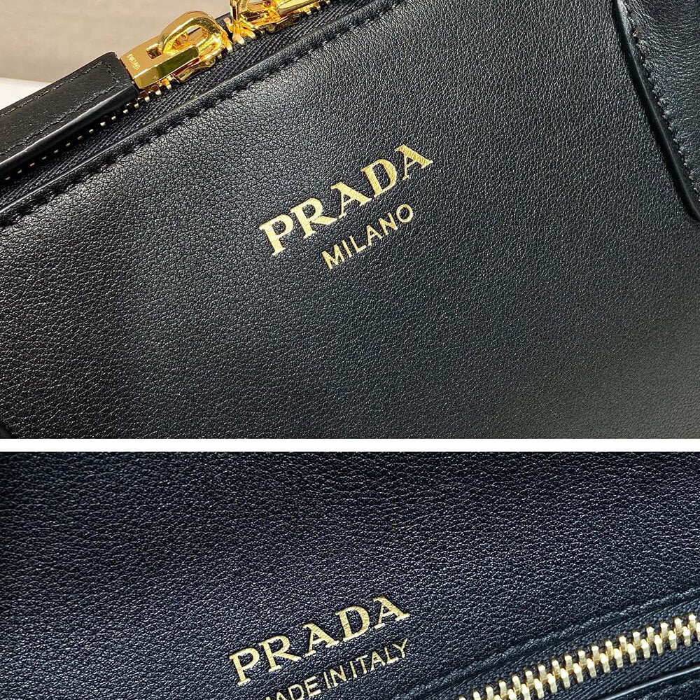 Large Leather Tote Bag with Zipper Closure